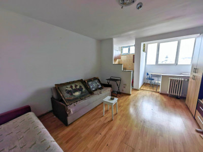 Garsoniera | Etaj intermediar | 28 mpu+4 mp balcon | Flora Manastur