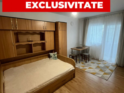 Garsoniera | Etaj Intermediar | 24 mpu+ 3 mp balcon | Expo Marasti